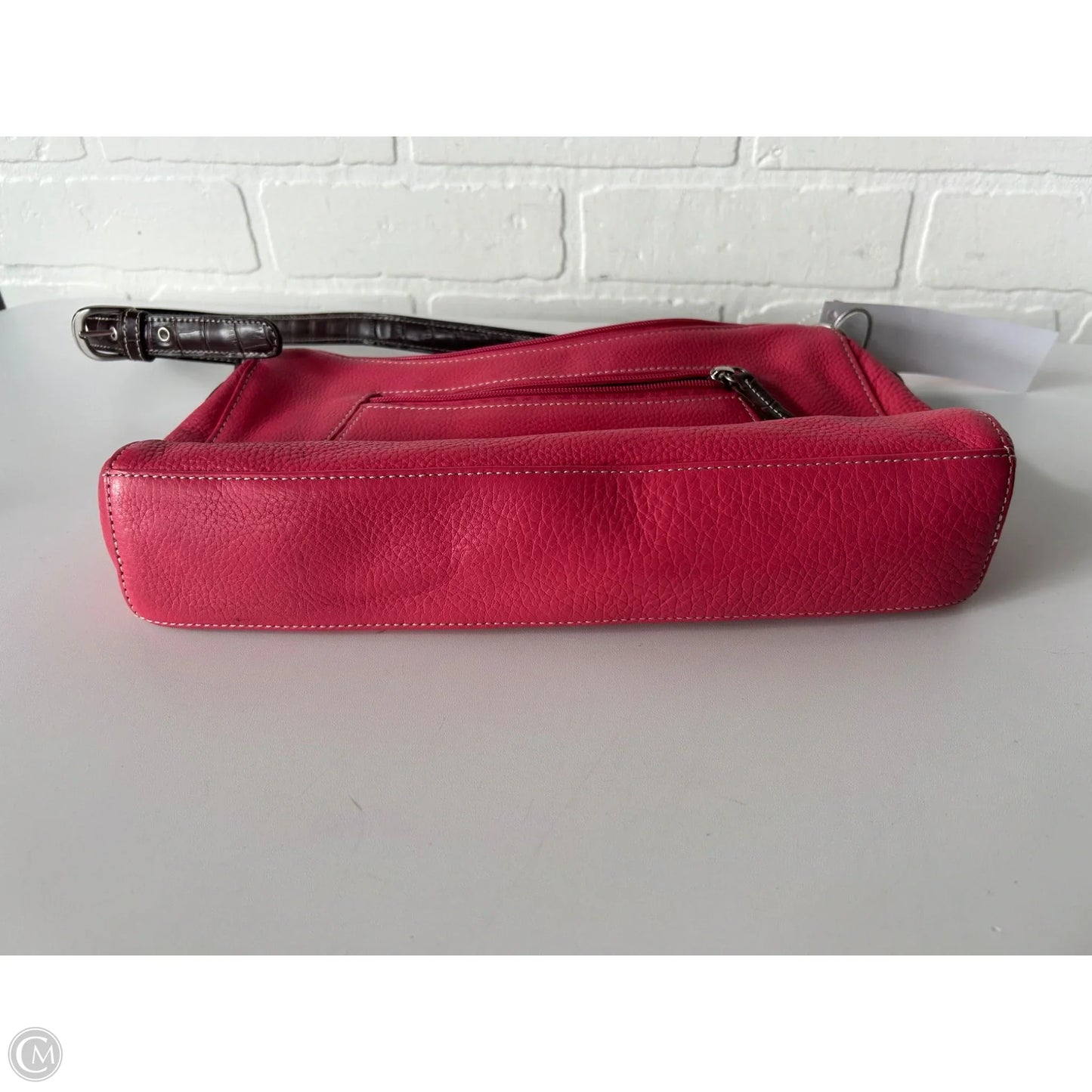 Handbag Leather By Clothes Mentor, Size: Small