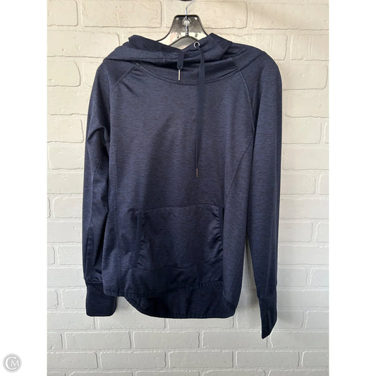 Athletic Sweatshirt Hoodie By 90 Degrees By Reflex In Blue, Size: M