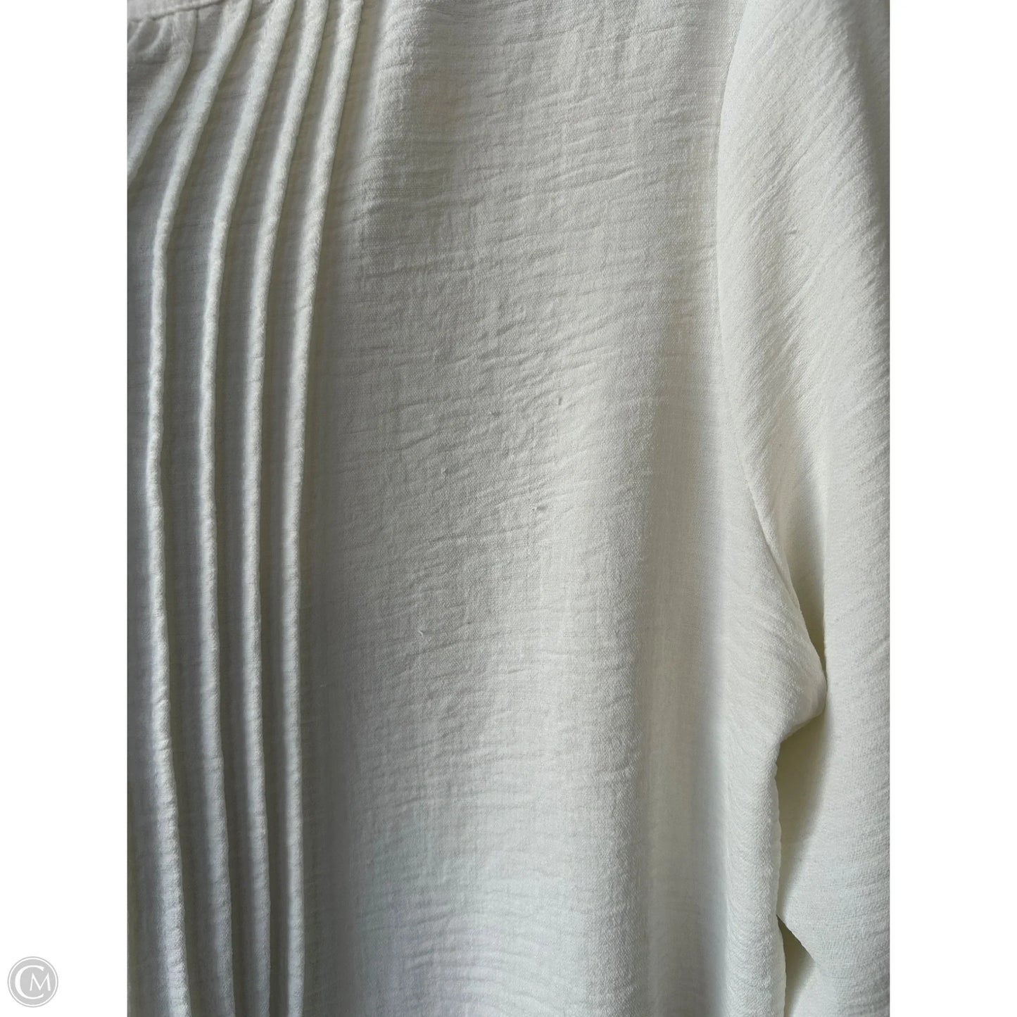 Top Long Sleeve By Tommy Hilfiger In White, Size: Xl