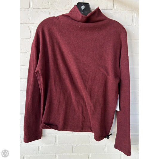 Top Long Sleeve By Vince In Red, Size: S