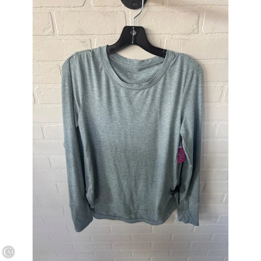 Athletic Top Long Sleeve Crewneck By Athleta In Green, Size: S
