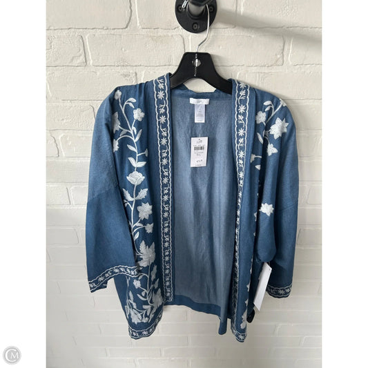 Kimono By J. Jill In Blue & White, Size: S