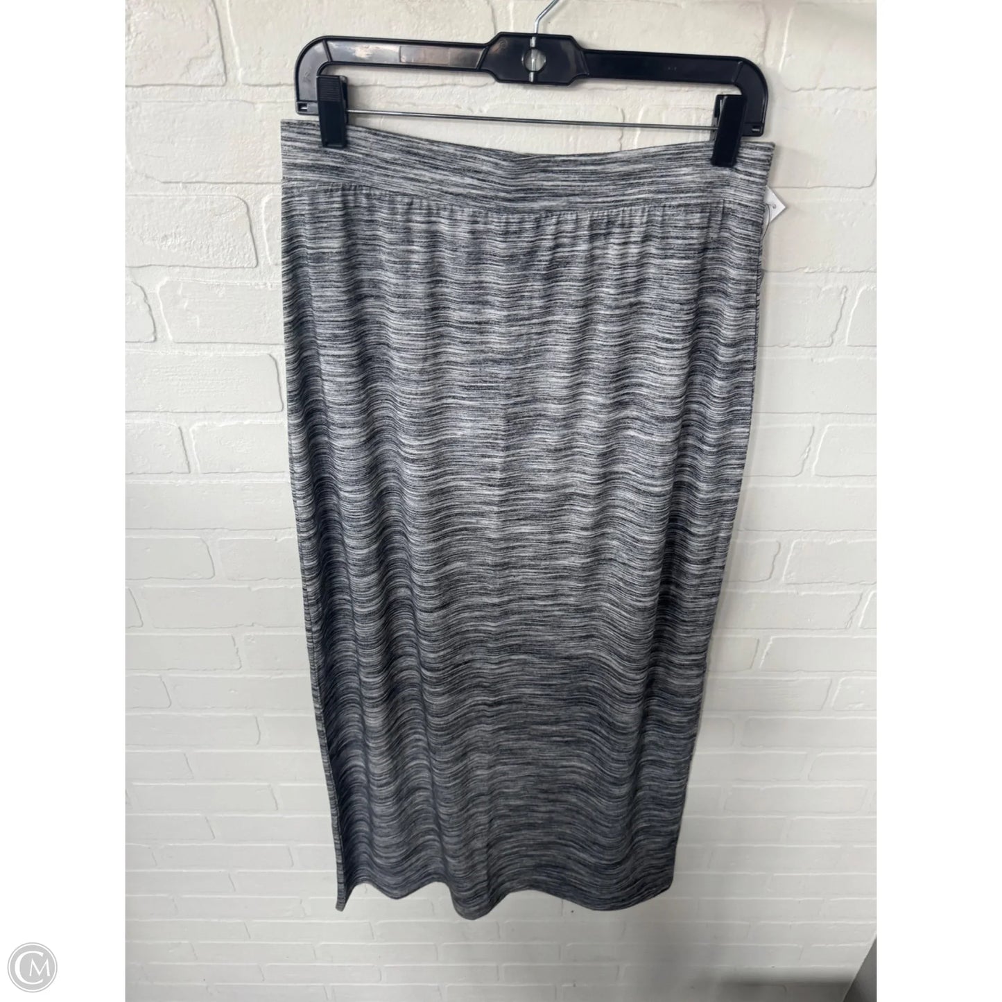 Skirt Maxi By Apt 9 In Grey & White, Size: 8