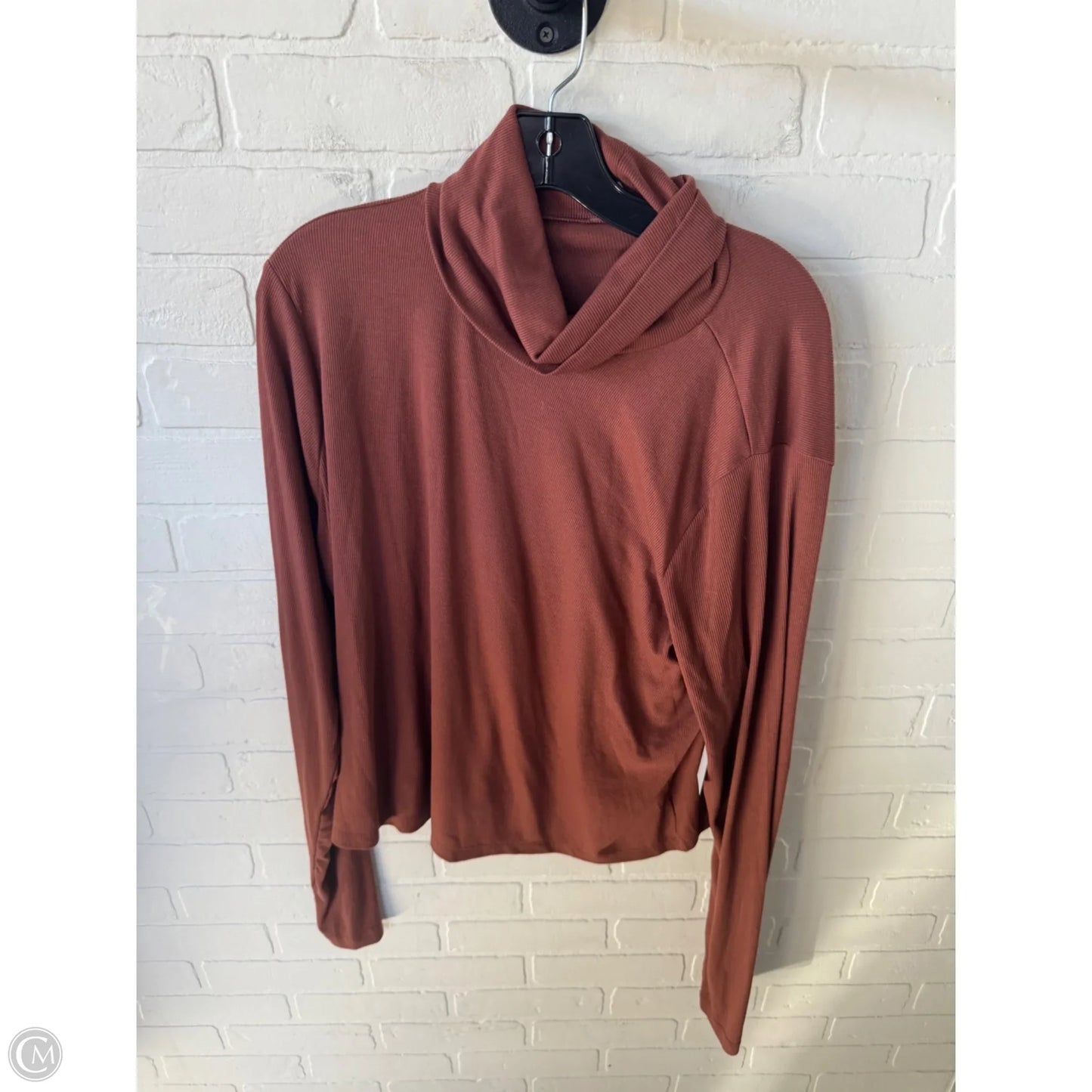 Top Long Sleeve By Old Navy In Brown, Size: Xl