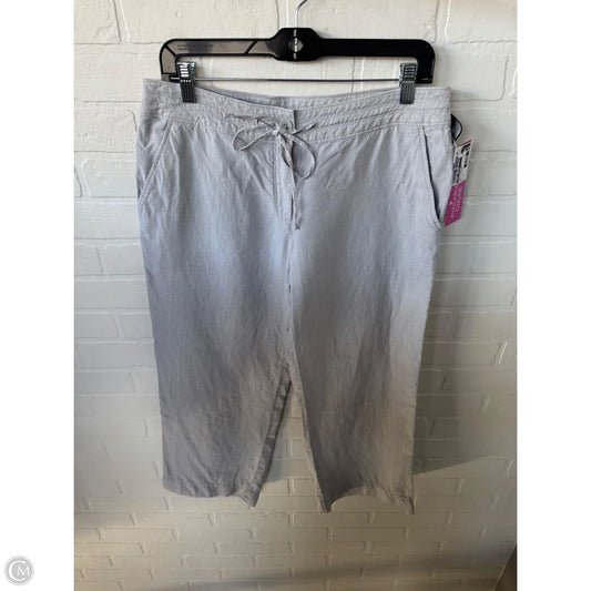 Pants Wide Leg By Tommy Bahama In Grey & Silver, Size: 8