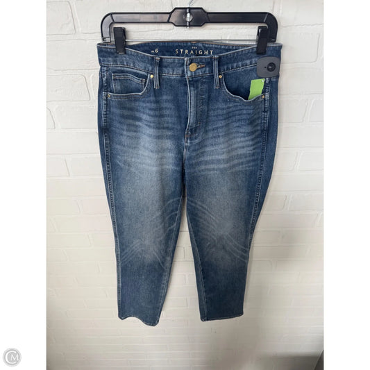 Jeans Straight By White House Black Market In Blue, Size: 6