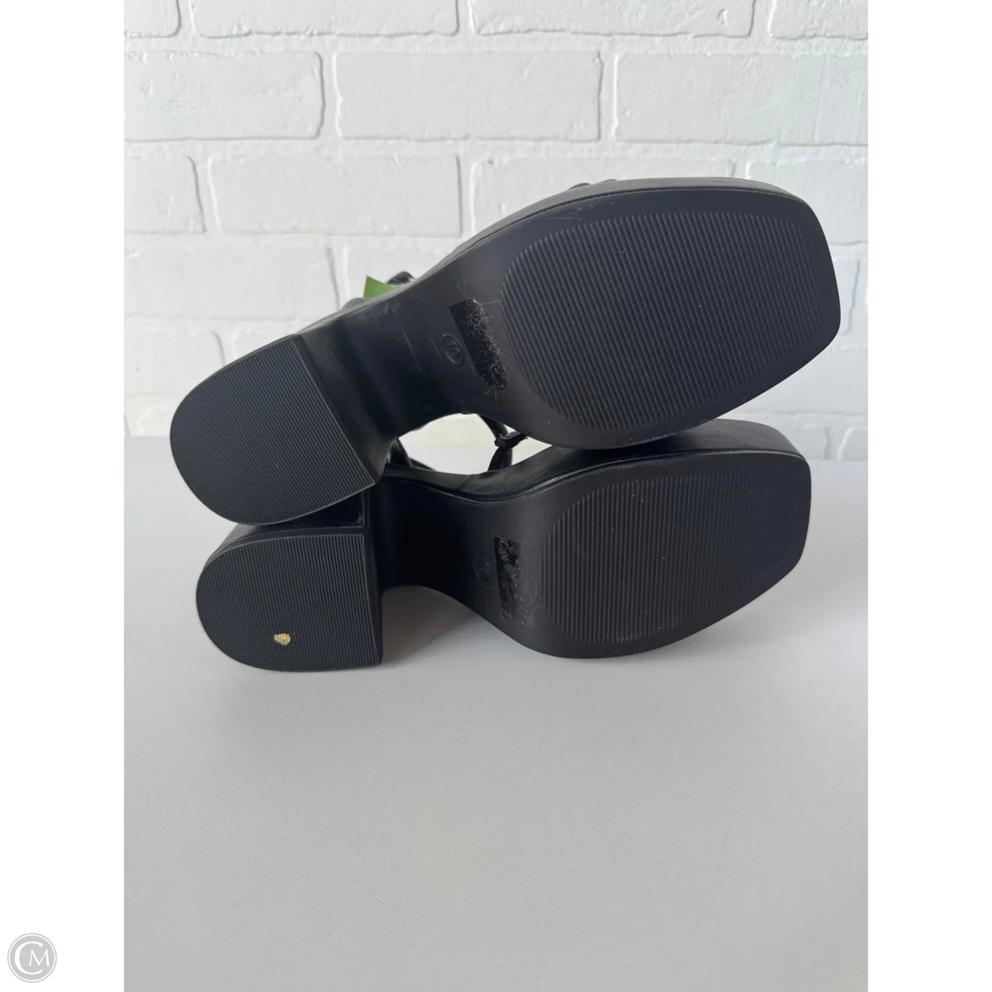 Sandals Heels Block By Wild Fable In Black, Size: 10