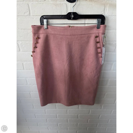 Skirt Midi By Liz Claiborne In Pink, Size: 8