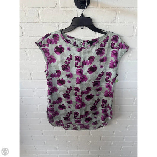 Top Sleeveless By Banana Republic In Grey & Purple, Size: S