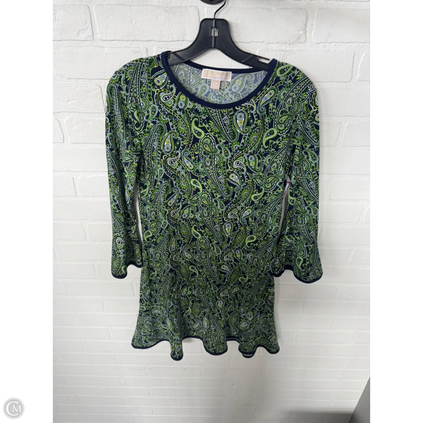 Dress Casual Short By Michael By Michael Kors In Blue & Green, Size: S
