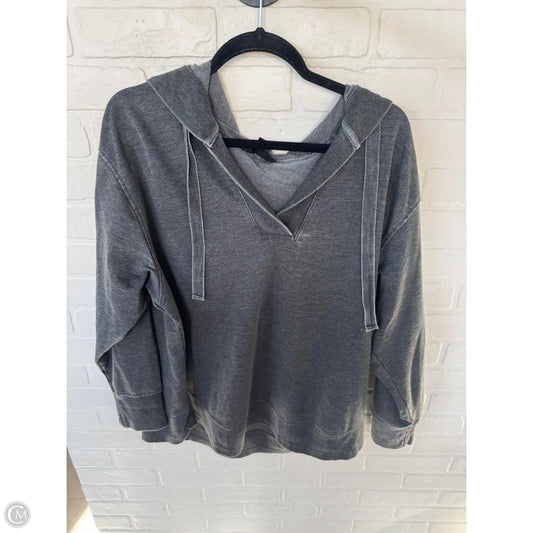 Sweatshirt Hoodie By Jane And Delancey In Grey, Size: 2x
