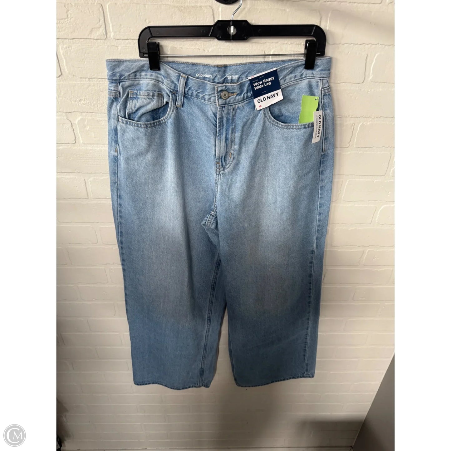 Jeans Wide Leg By Old Navy In Blue Denim, Size: 12