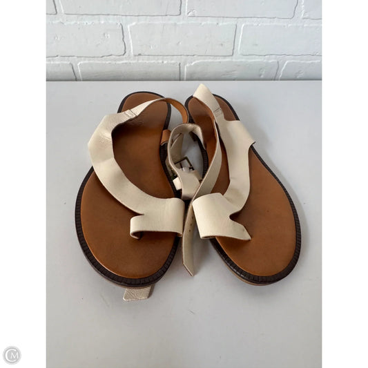 Sandals Flats By Sundance In Cream, Size: 9.5
