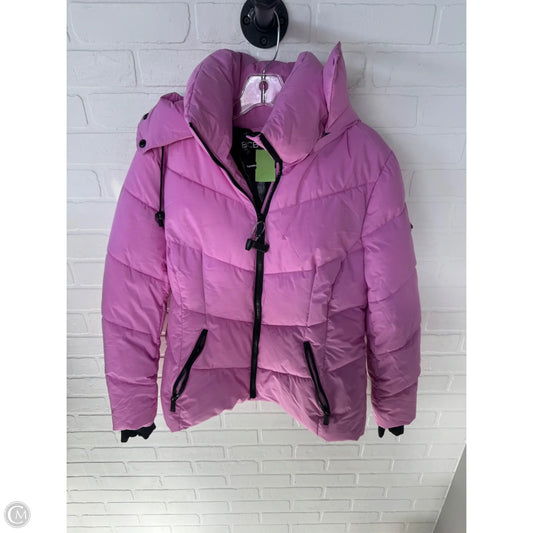 Coat Puffer & Quilted By Bcbgeneration In Pink, Size: M
