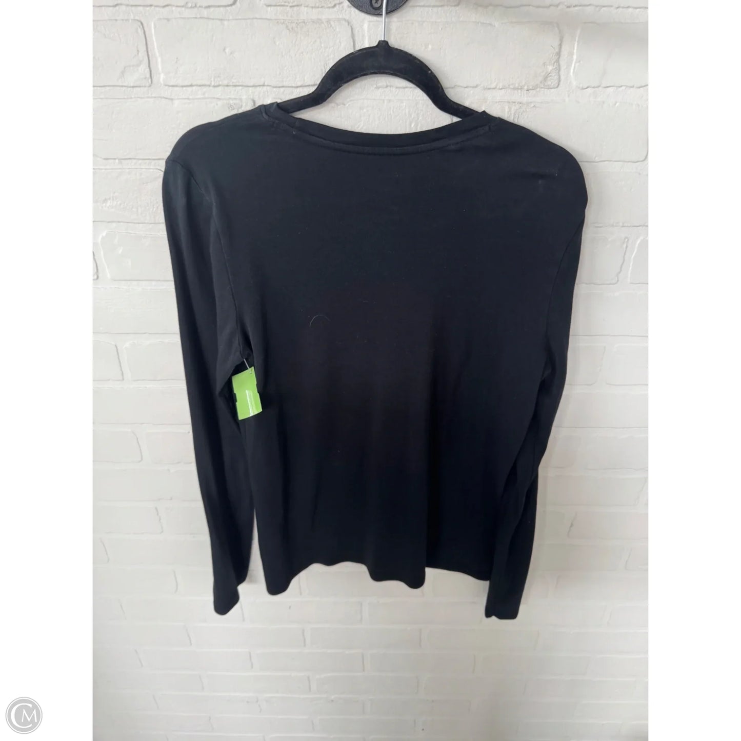 Top Long Sleeve Basic By Eddie Bauer In Black, Size: L