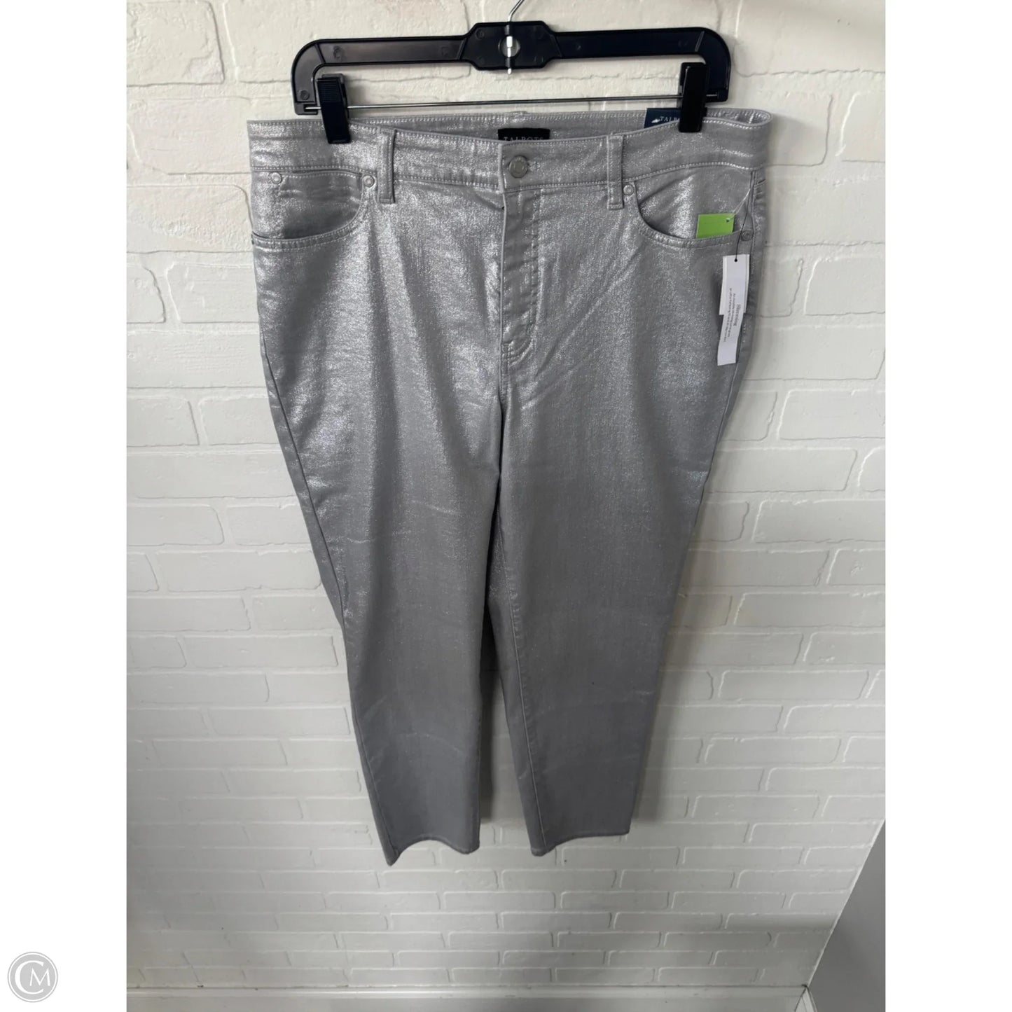Pants Other By Talbots In Silver, Size: 12
