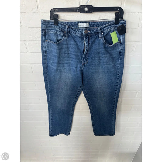 Jeans Straight By Articles Of Society In Blue Denim, Size: 12