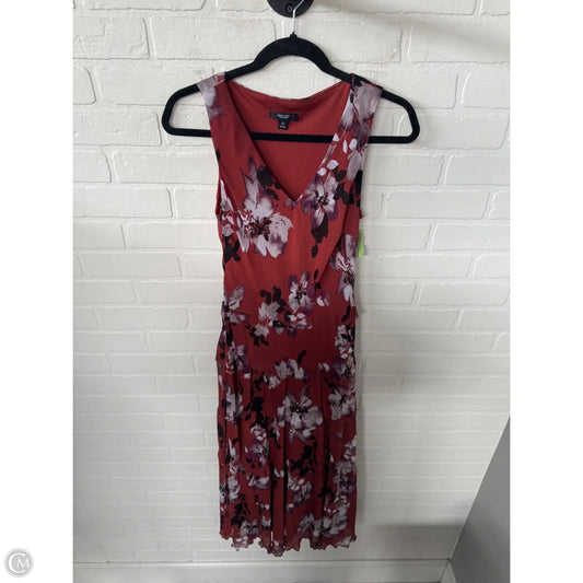 Dress Casual Maxi By Simply Vera In Brown & Cream, Size: Xs