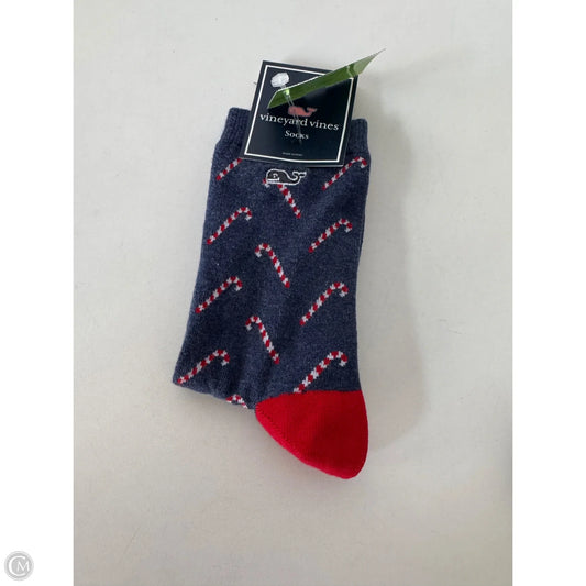 Socks By Vineyard Vines In Blue & Red, Size: Osfm