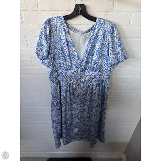 Dress Work By Abound In Blue & White, Size: Xl