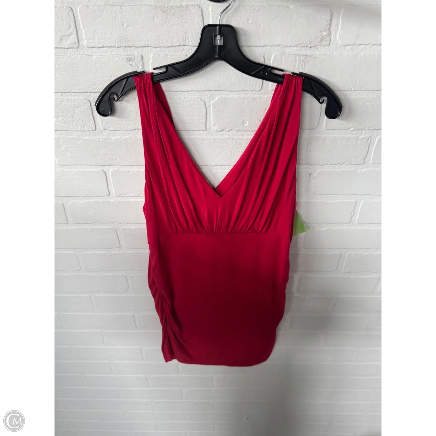 Top Sleeveless By Cabi In Red, Size: L