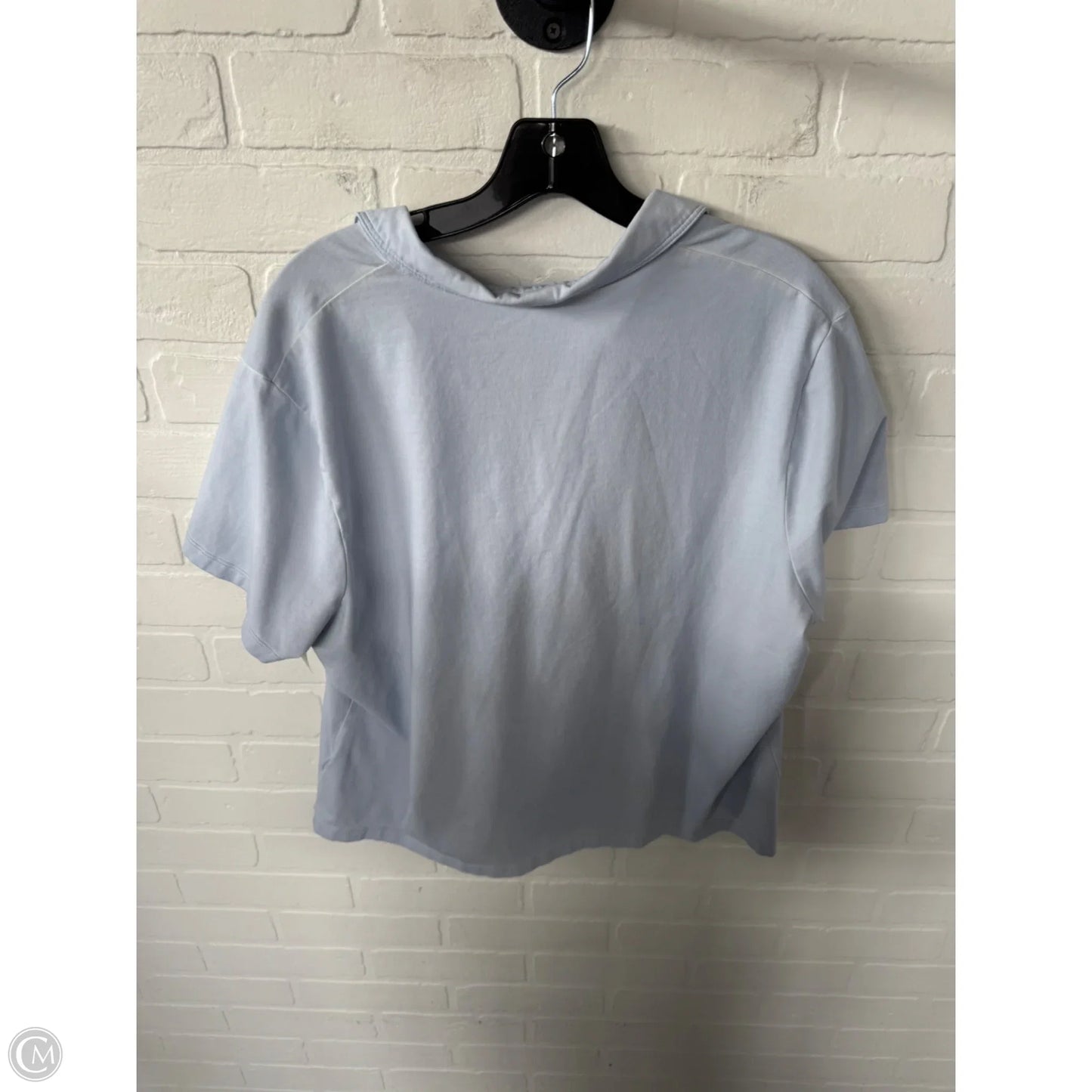Top Short Sleeve By Nic + Zoe In Blue, Size: Xxl