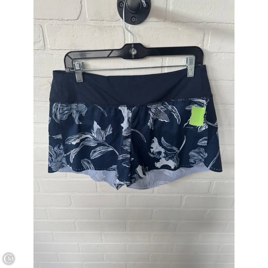 Athletic Shorts By Athleta In Blue & White, Size: 8