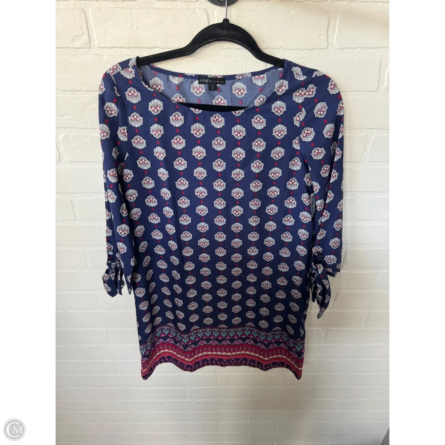 Dress Casual Short By Bebop In Blue & Red & White, Size: S