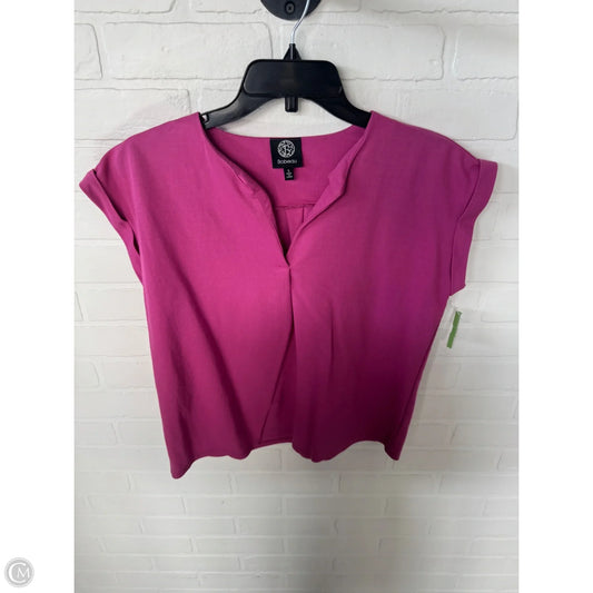 Top Short Sleeve By Bobeau In Pink, Size: S