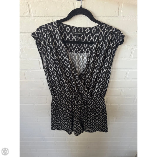 Romper By Banana Republic In Black & White, Size: S