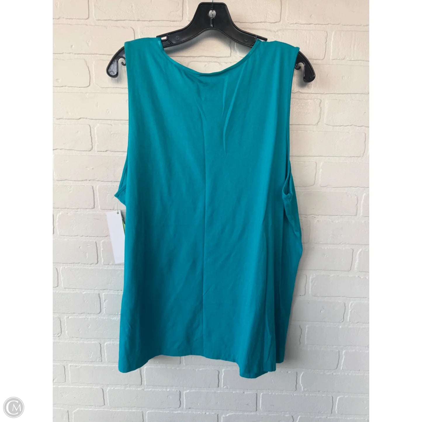 Top Sleeveless Basic By Cj Banks In Blue, Size: 2x