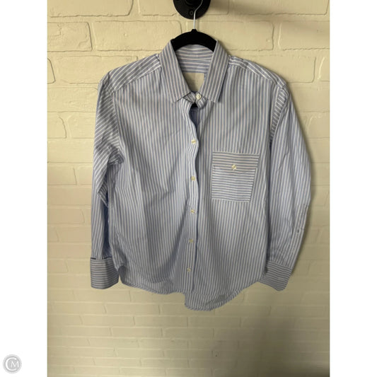 Top Long Sleeve By Citizens Of Humanity In Blue & White, Size: Xs