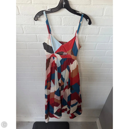 Dress Party Midi By Banana Republic In Cream & Red, Size: Xs