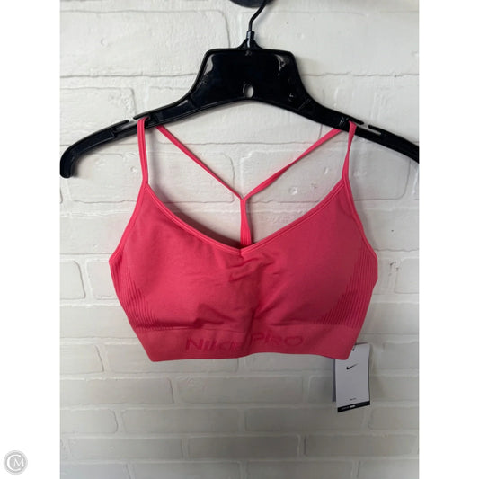 Athletic Bra By Nike Apparel In Orange, Size: M