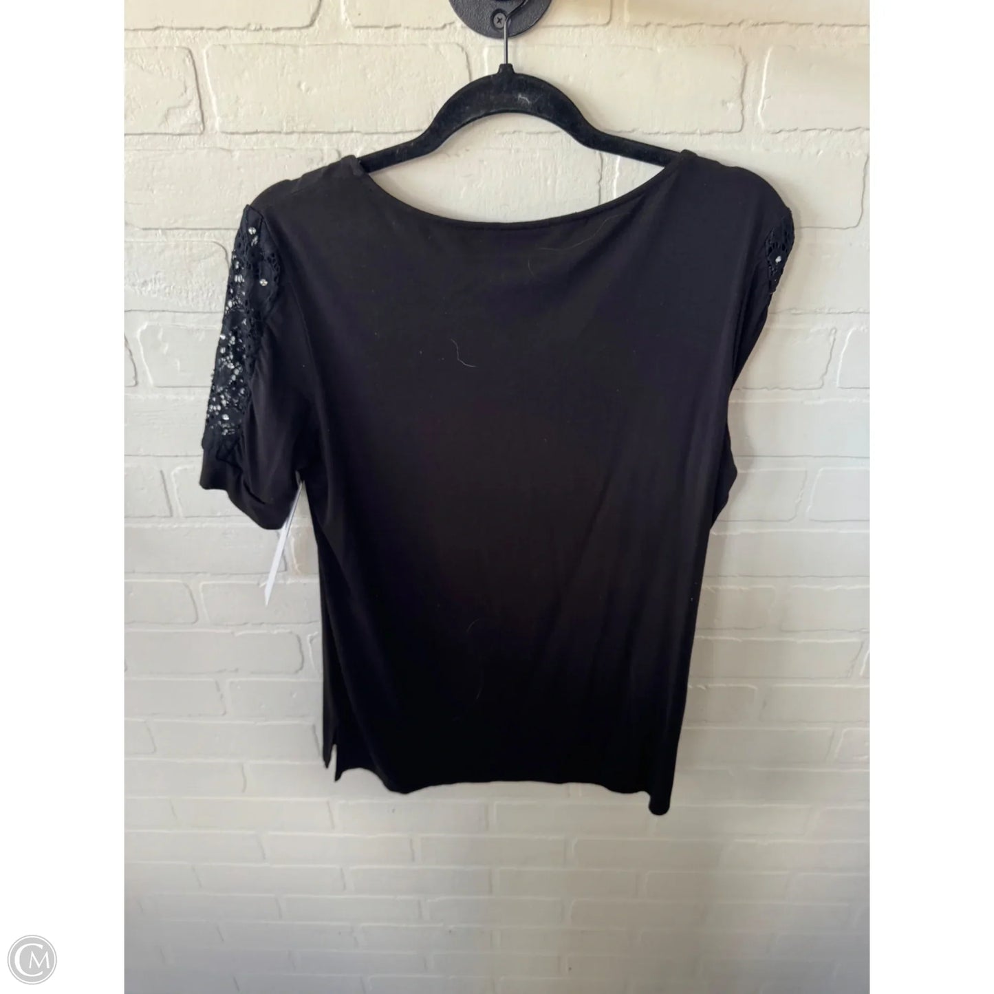 Top Short Sleeve By Nygard Peter In Black, Size: S