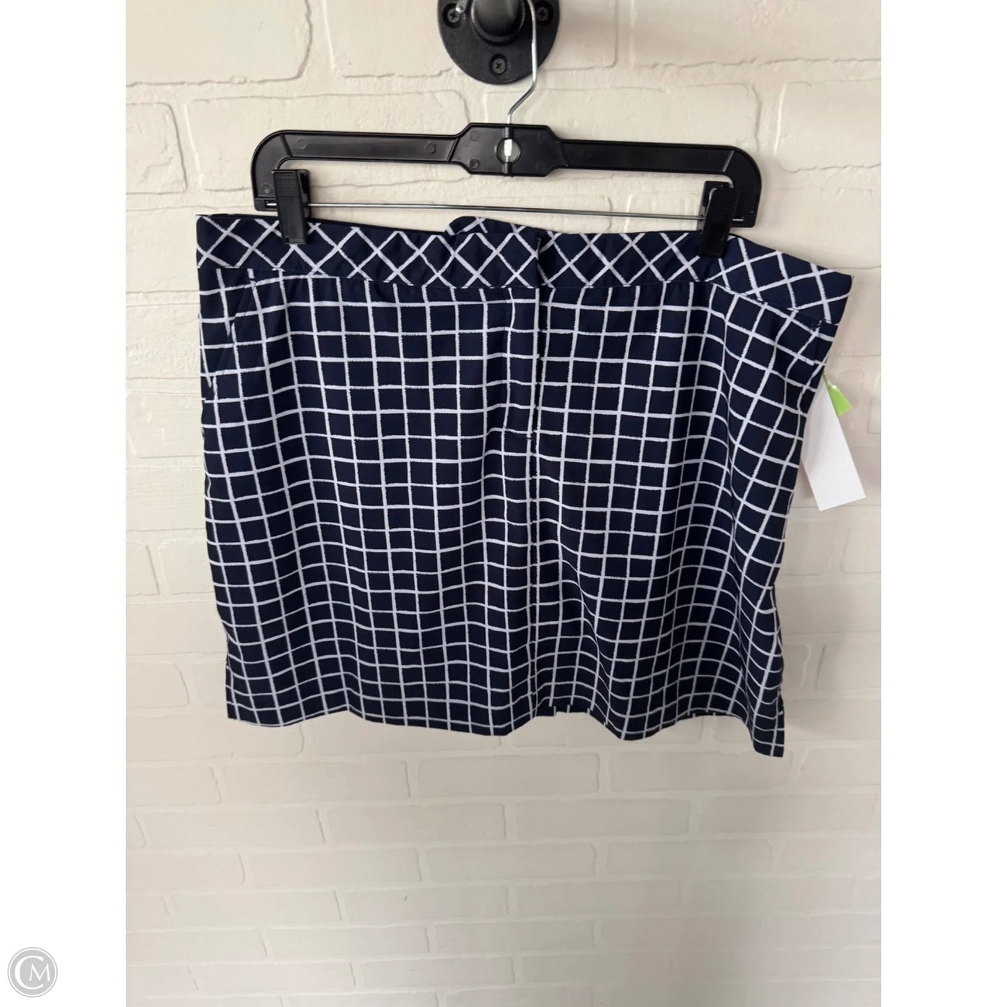 Athletic Skort By Izod In Blue & White, Size: 14