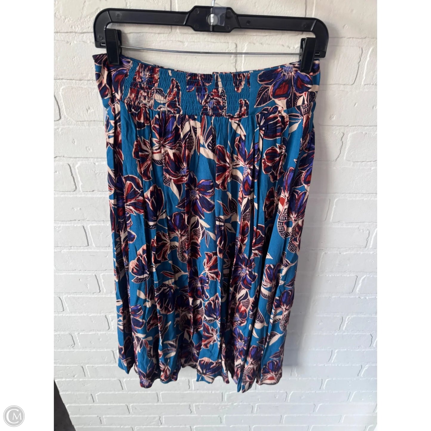 Skirt Midi By Garnet Hill In Blue, Size: 8