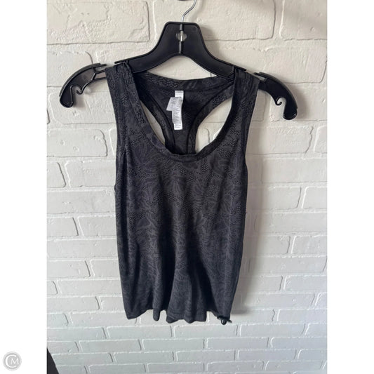 Athletic Tank Top By Athleta In Black & Grey, Size: S