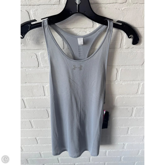 Athletic Tank Top By Under Armour In Grey, Size: S