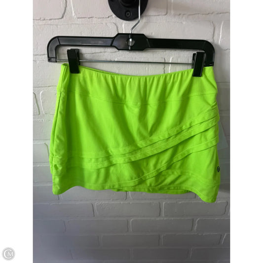 Athletic Skort By Clothes Mentor In Green, Size: 4