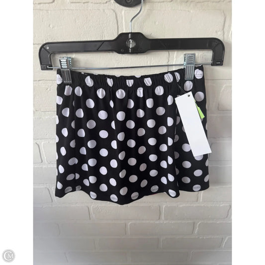 Athletic Skort By Clothes Mentor In Black & White, Size: 0