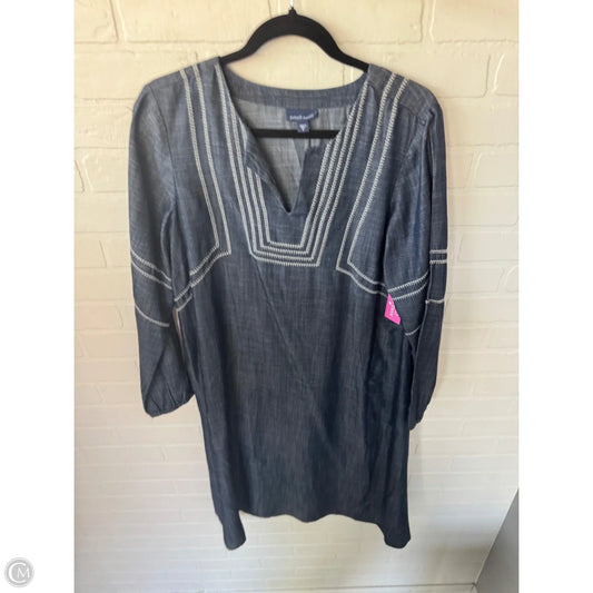 Dress Casual Short By Pure Jill In Blue & White, Size: M