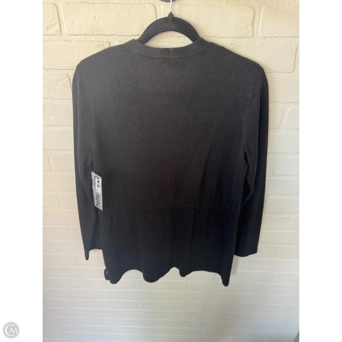 Sweater Cardigan By J. Jill In Black, Size: Mp