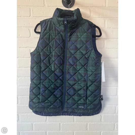 Vest Puffer & Quilted By Lands End In Blue & Green, Size: Xs