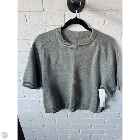 Sweater Short Sleeve By Abercrombie And Fitch In Green, Size: L