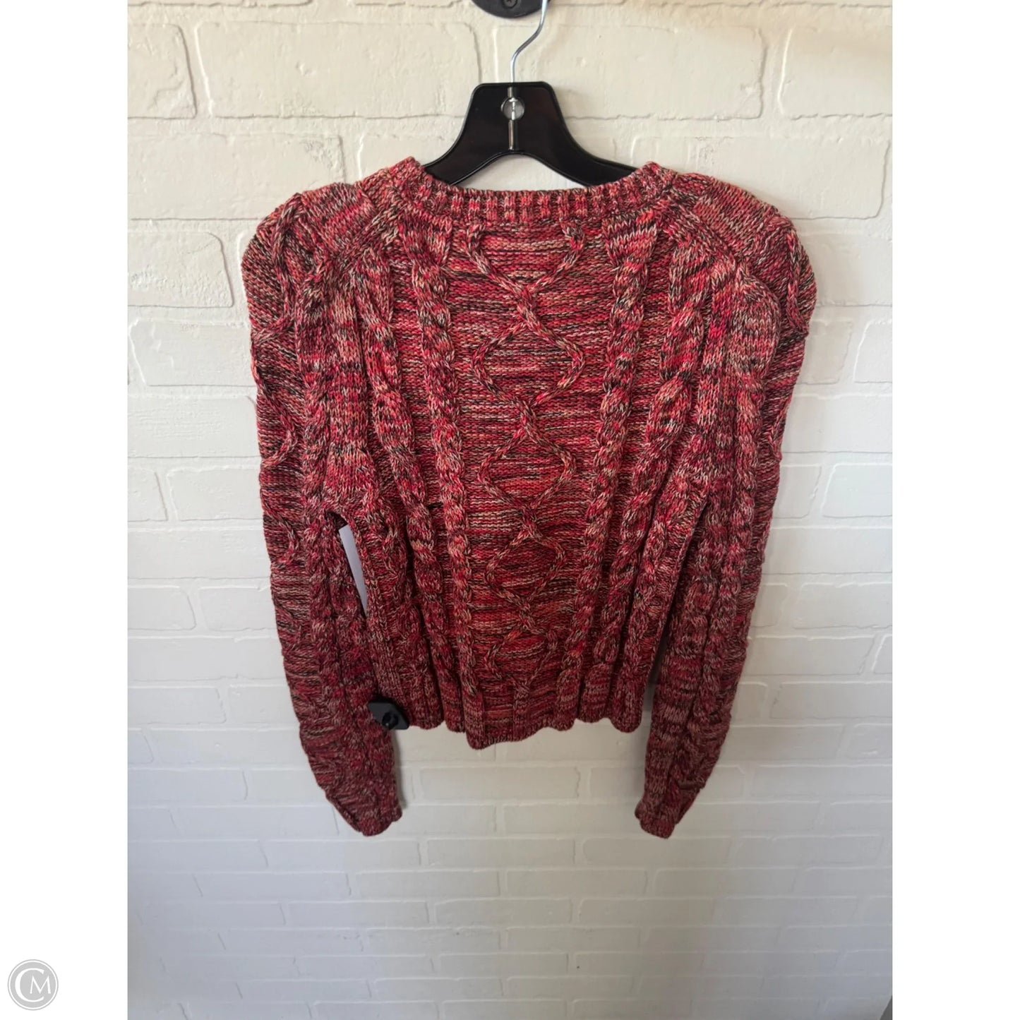 Sweater By Maeve In Orange & Red, Size: S