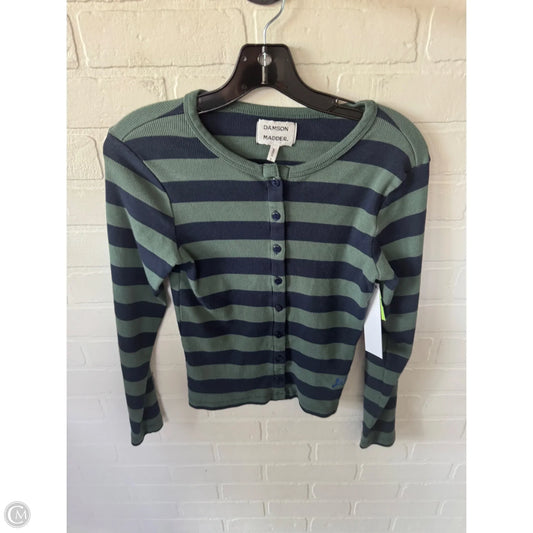 Top Long Sleeve By Cmb In Blue & Green, Size: M