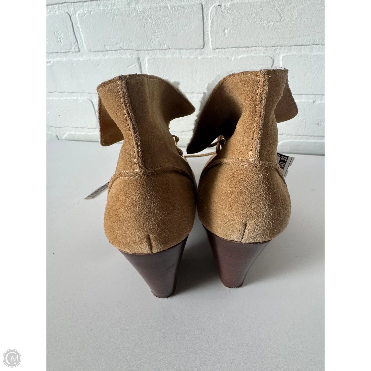 Boots Ankle Heels By Michael By Michael Kors In Tan, Size: 8.5