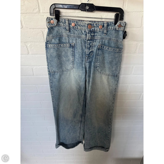 Jeans Wide Leg By We The Free In Blue Denim, Size: 2