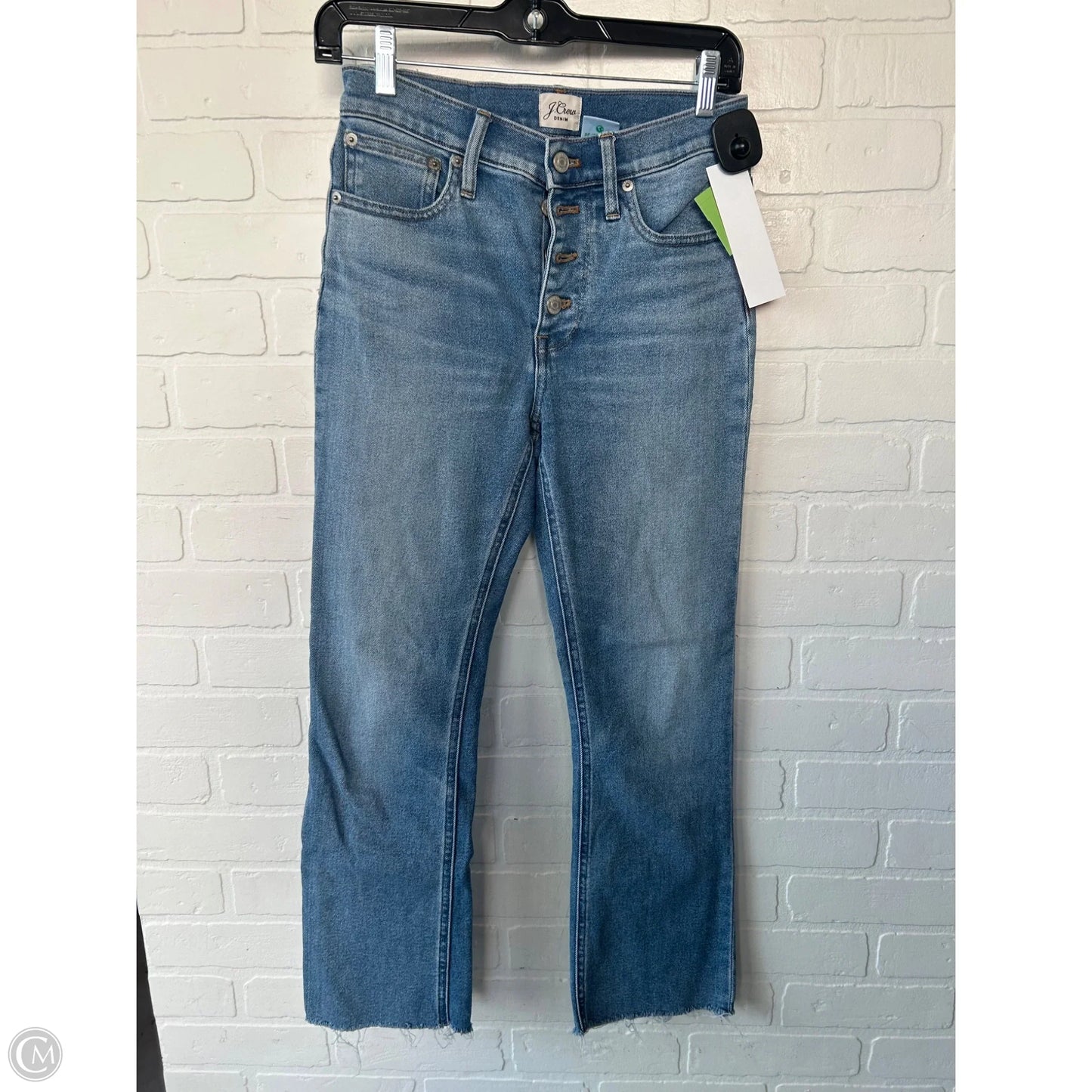Jeans Boot Cut By J. Crew In Blue Denim, Size: 0